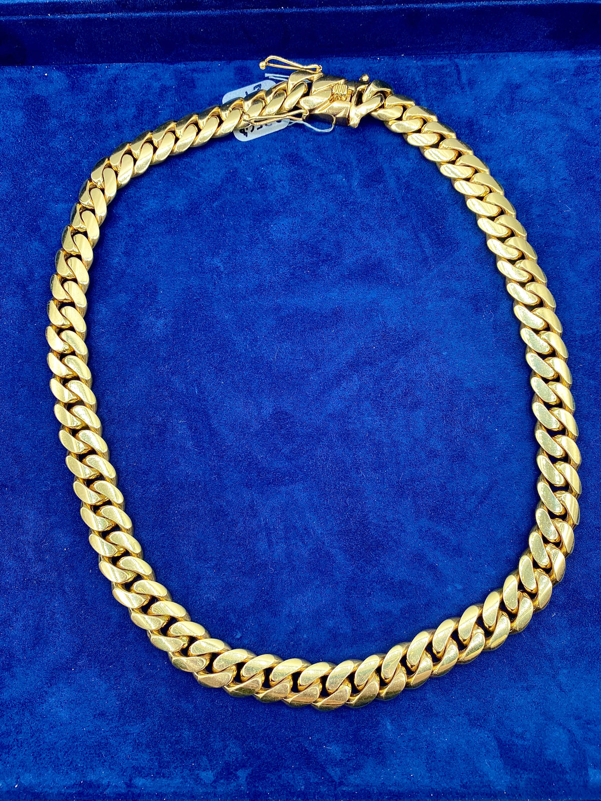 14K Solid Gold Cuban Chain 15mm 24 in - additional product view 4
