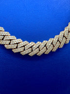 14K Rose Gold Jumbo Diamond Cuban Chain 12mm - additional product view 7