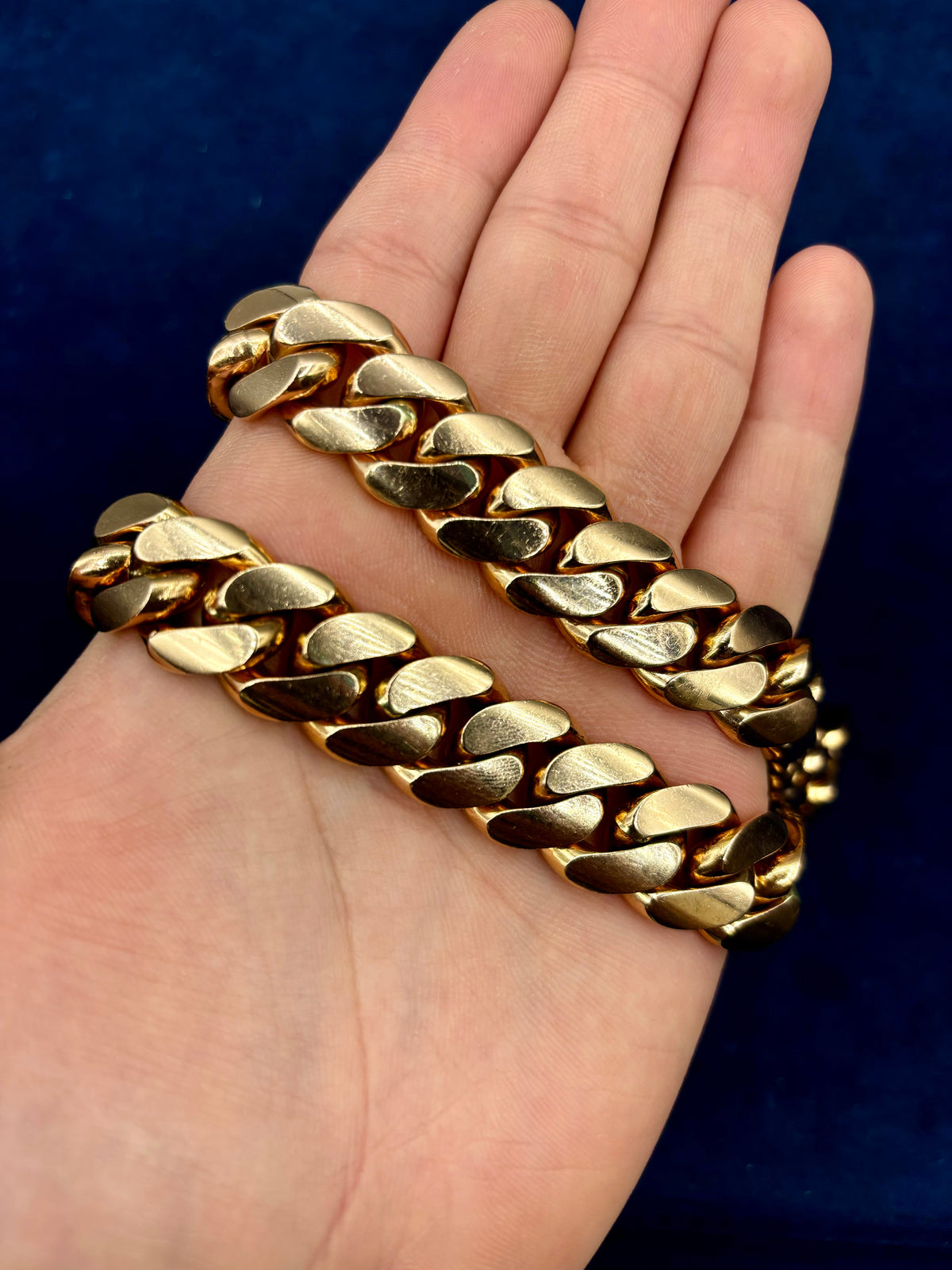 14K Rose Gold Cuban Chain 16.5mm 22 in - additional product view 6