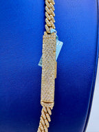 14K Gold 7.8M DIAMOND CUBAN LINK CHAIN - additional product view 6
