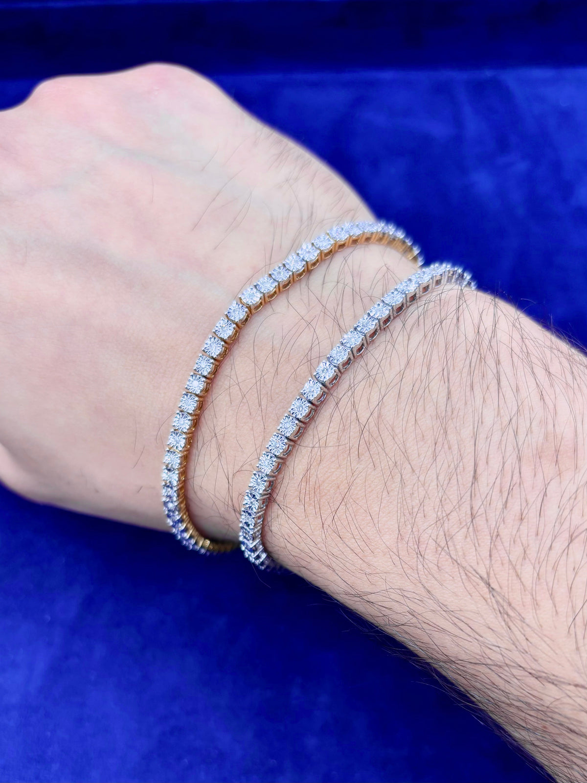 10K Gold 3mm Diamond Dream Bracelet - additional product view 2
