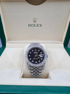 Rolex Datejust 41mm Iced Out Watch - main product photo
