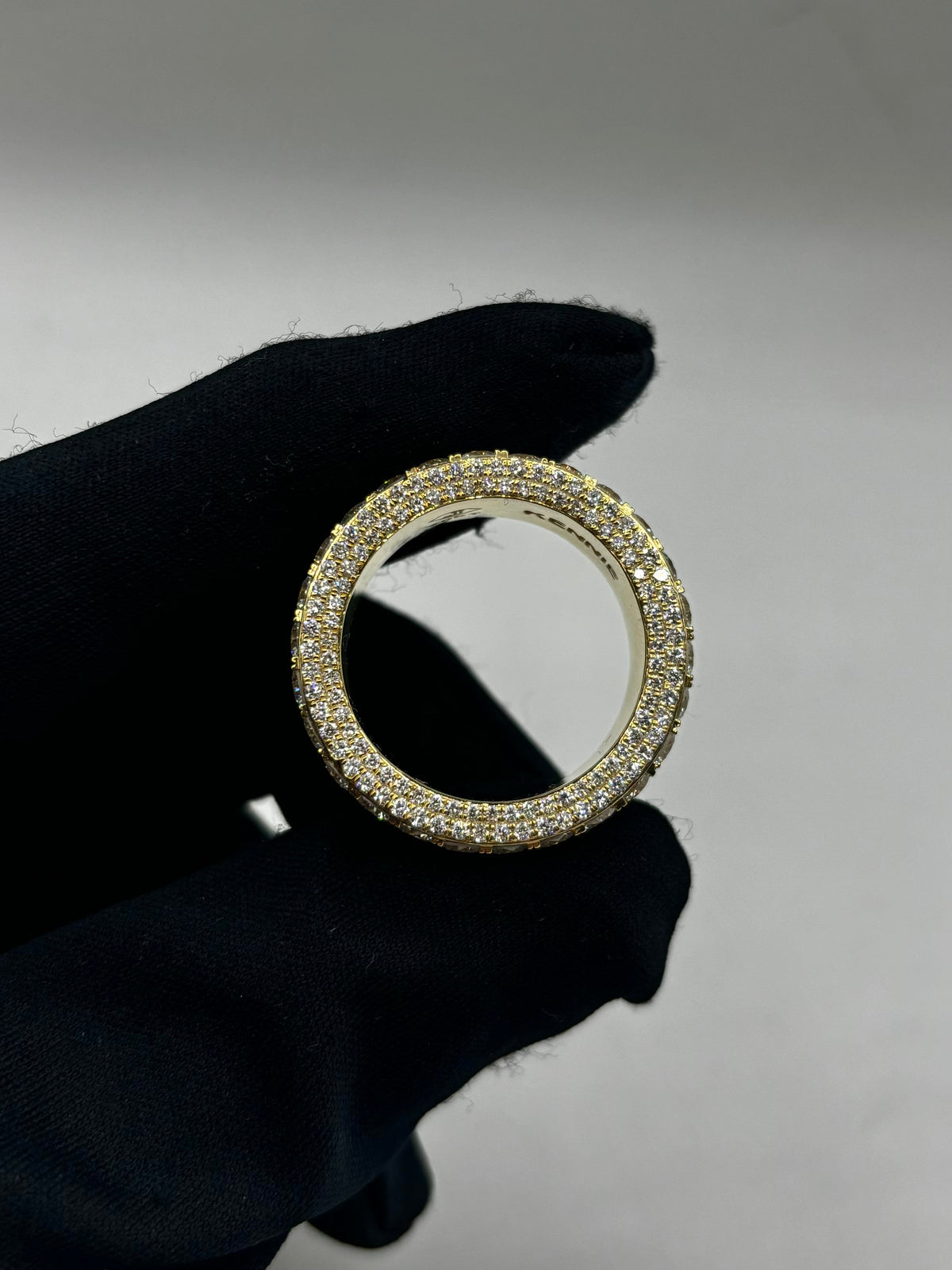 Custom Eternity Wedding Band Diamond Ring - additional product view 4