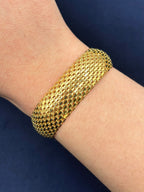 14K Gold Textured Bracelet - additional product view 5