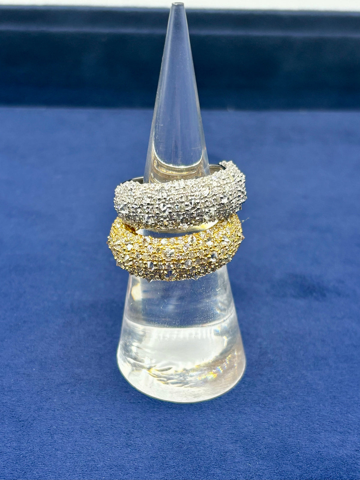 14K Gold Mosaic Upside-Down Diamond Ring - additional product view 17
