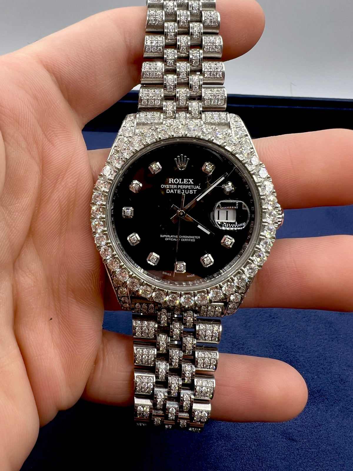 Rolex Datejust 41mm Iced Out Watch - additional product view 3