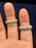 14K Gold Mosaic Upside-Down Diamond Ring - additional product view 6