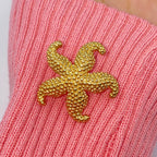 14K Gold Sally Star Ocean Brouch - additional product view 5