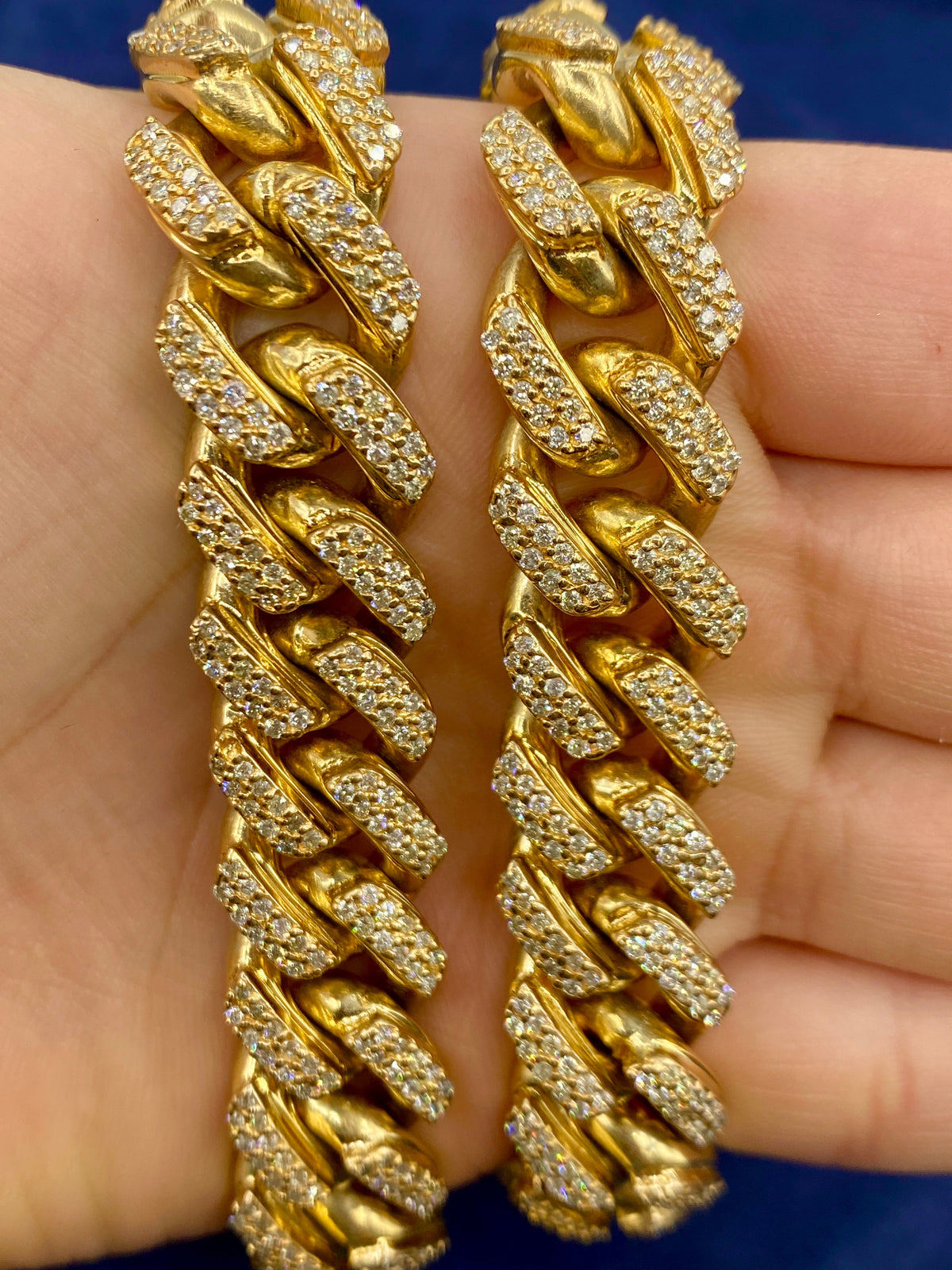 14K Gold Jumbo Diamond Cuban Chain 16mm - additional product view 3