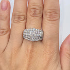 10K Gold Cluster Diamond Ring - additional product view 2
