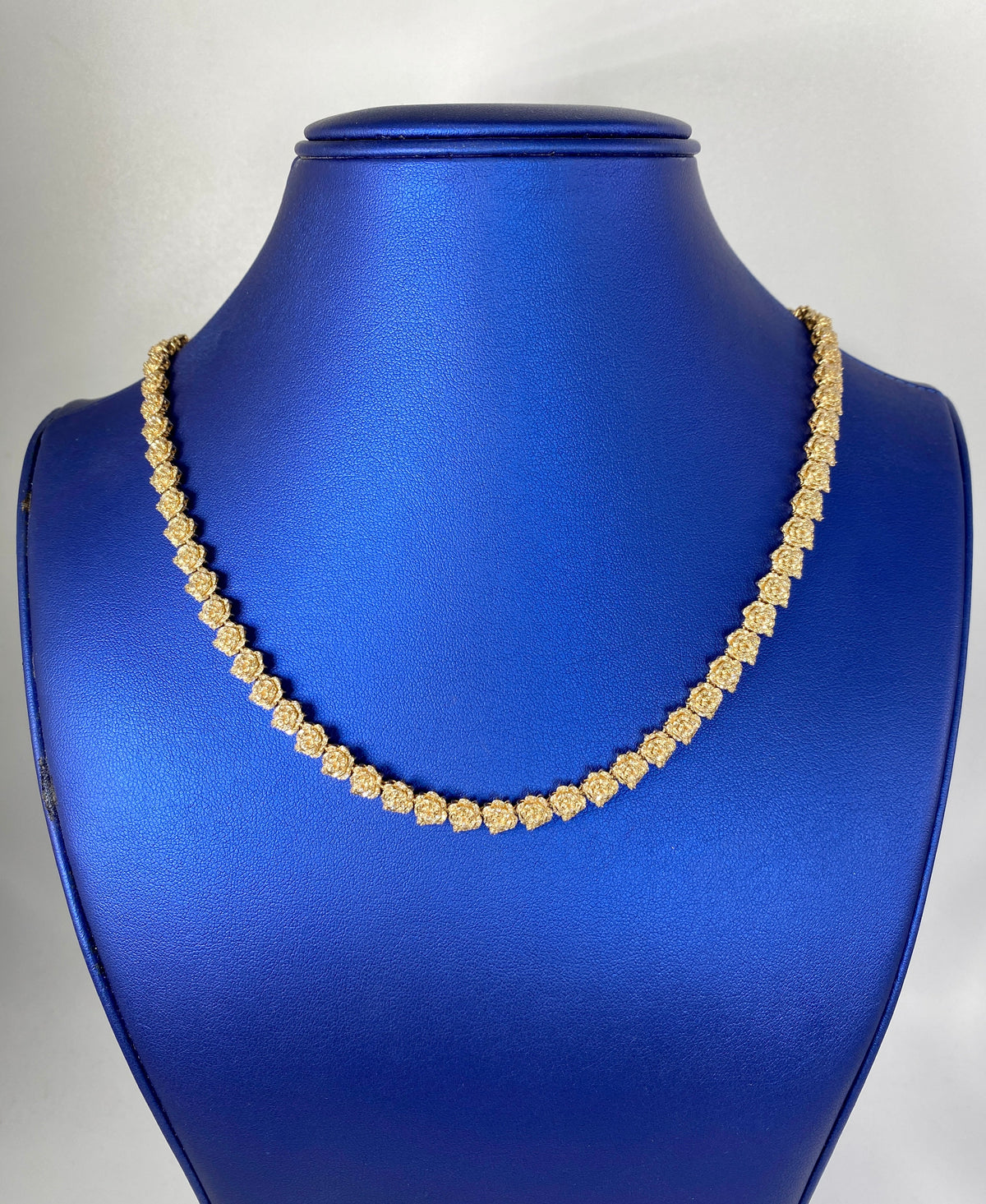 Diamond Eternity Rose Necklace 10K Gold - additional product view 6