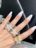 Cake Star 10K Gold Diamond Ring - additional product view 3