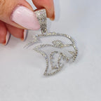 10K Gold Hellcat Diamond Pendant - additional product view 3