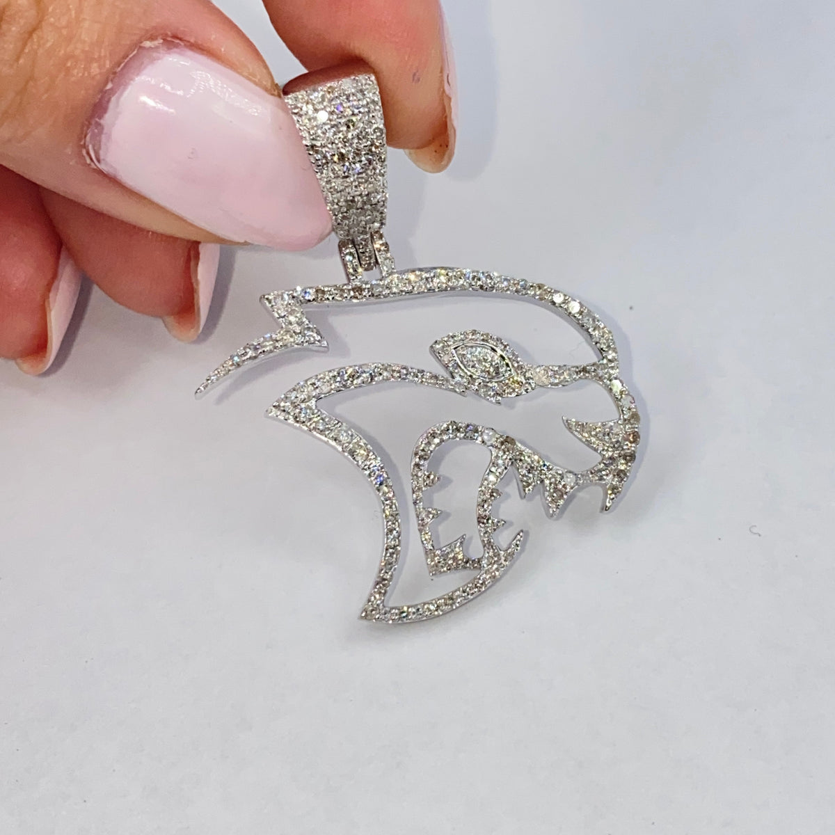 10K Gold Hellcat Diamond Pendant - additional product view 3