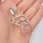 10K Gold Hellcat Diamond Pendant - additional product view 2