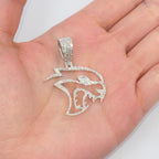 10K Gold Hellcat Diamond Pendant - additional product view 2