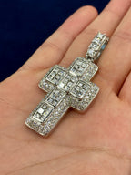 14K Gold Robust Diamond Cross Pendant - additional product view 7