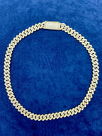 10K Gold & Diamonds Cuban Link 10mm Chain - additional product view 8