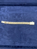 14K Gold & Diamonds Cuban Link Bracelet 15.5mm - additional product view 6