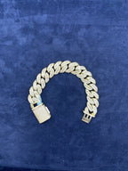 14K Gold & Diamonds Cuban Link Bracelet 16.5mm - additional product view 6