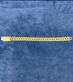 14K Gold & Diamonds Cuban Link Bracelet 12mm - additional product view 5
