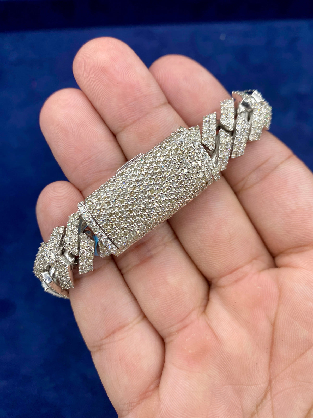 14K Gold & Diamond Cuban Link 14.5mm Bracelet - additional product view 4