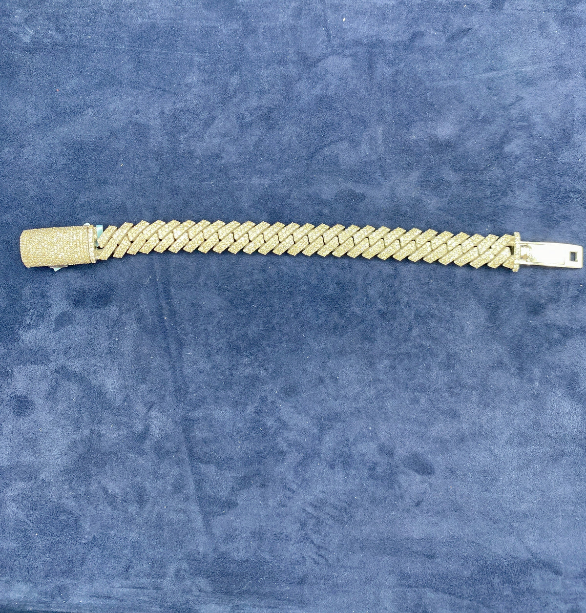 14K Gold & Diamond Cuban Link 14.5mm Bracelet - additional product view 5