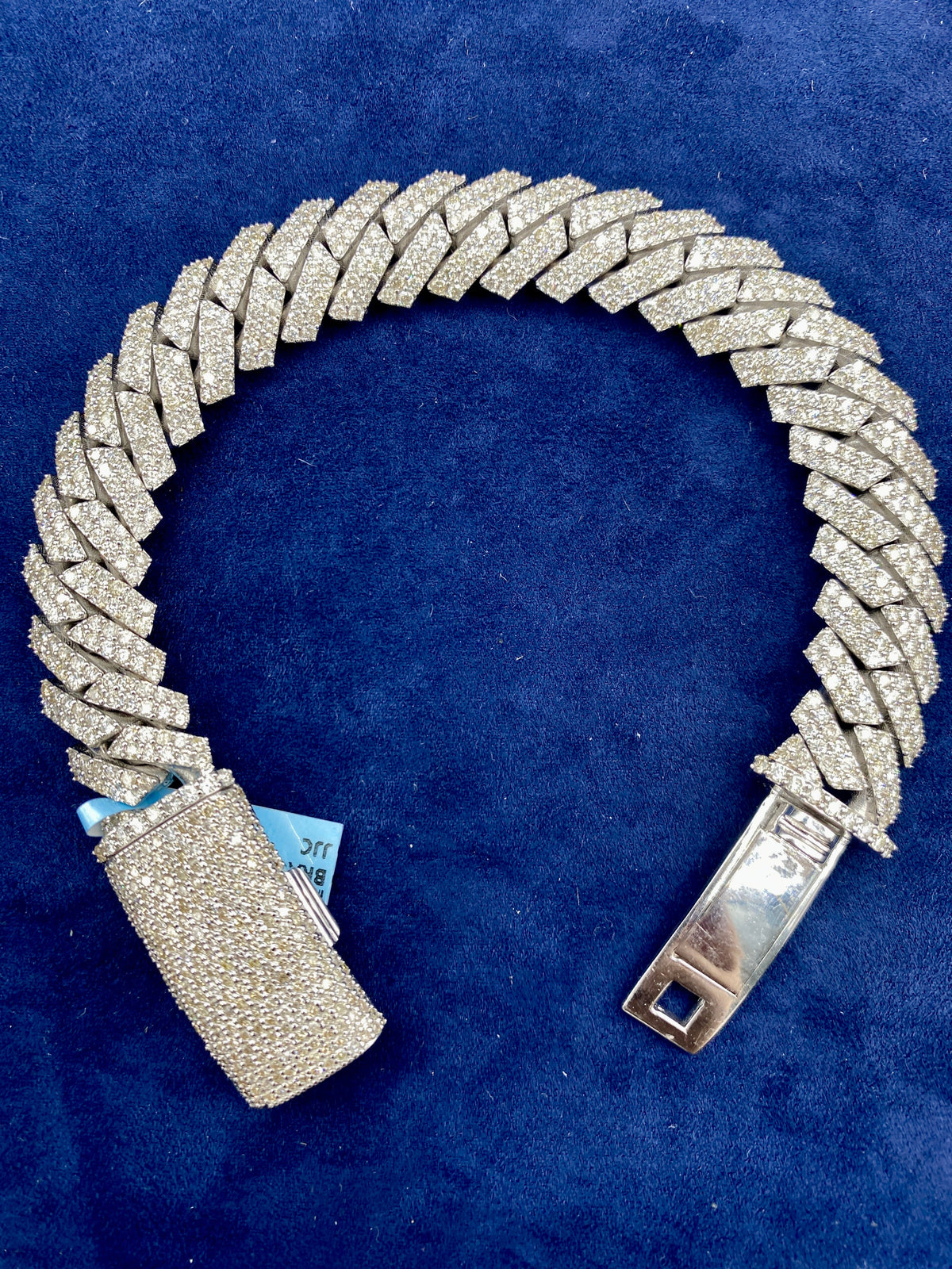 14K Gold & Diamond Cuban Link 14.5mm Bracelet - additional product view 6
