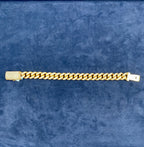 14K Rose Gold & Diamonds Cuban Link 11.9mm Bracelet - additional product view 5