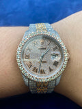 36mm Two-Tone Bust-Down Diamond Rolex Watch - main product photo