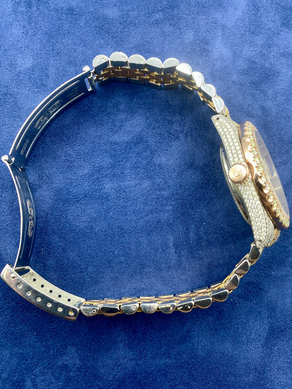 36mm Two-Tone Bust-Down Diamond Rolex Watch - additional product view 5