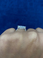 14K Gold Stylish Marquis Cut Lab Diamond Center Ring - additional product view 3