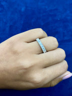 14K Gold Baguette Lab Diamond Engagement Ring - additional product view 2