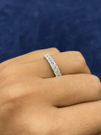 14K Gold Baguette Lab Diamond Engagement Ring - additional product view 3
