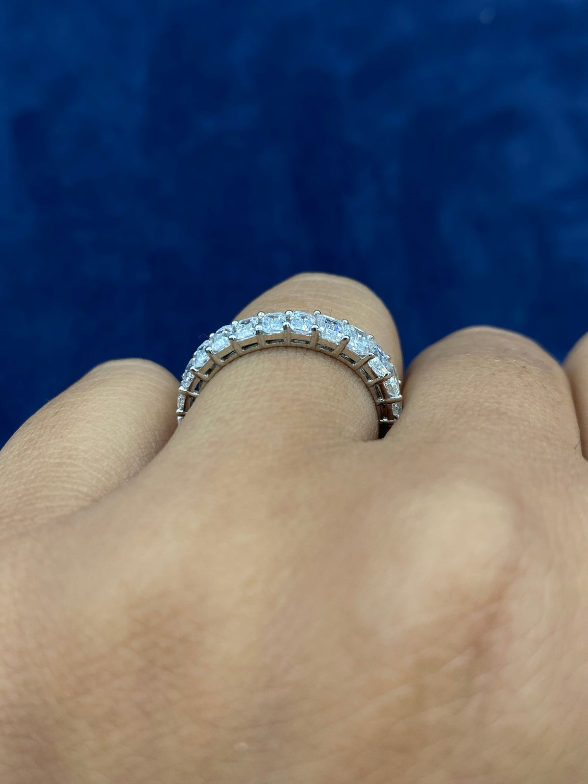 14K Gold Baguette Lab Diamond Engagement Ring - additional product view 4