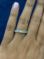 14K Gold Baguette Lab Diamond Engagement Ring - additional product view 5