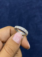 14K Gold Baguette Lab Diamond Engagement Ring - additional product view 6