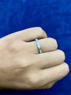 14K Gold Baguette Leb Diamond Ring Band - additional product view 2