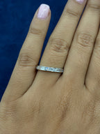14K Gold Baguette Leb Diamond Ring Band - additional product view 5