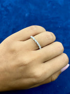 14K Gold Marquis Lab Diamond Ring Band - additional product view 2