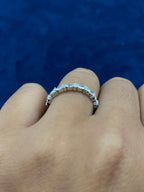 14K Gold Marquis Lab Diamond Ring Band - additional product view 4