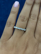 14K Gold Marquis Lab Diamond Ring Band - additional product view 5