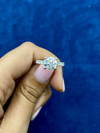14K Gold Elegant Circle Cut Lab Diamond Engagement Ring - additional product view 2