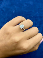 14K Gold Emerald Cut Lab Diamonds Ring - main product photo