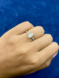 14K Gold Oval Shape Lab Diamonds Ring - main product photo