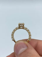 14K Gold Stacked Diamond Ring - additional product view 5