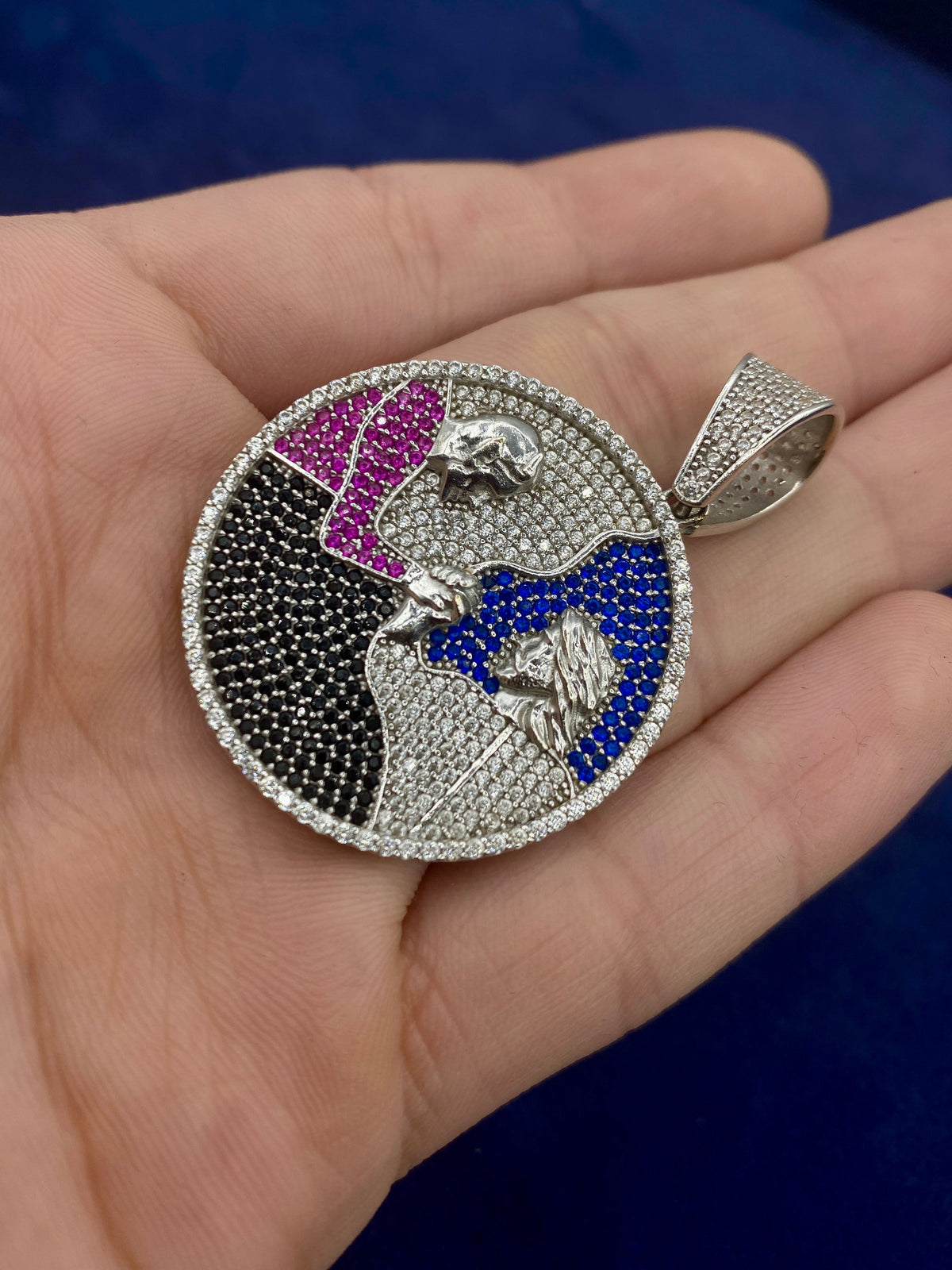 14K Gold Custom Battle Pendant - additional product view 4