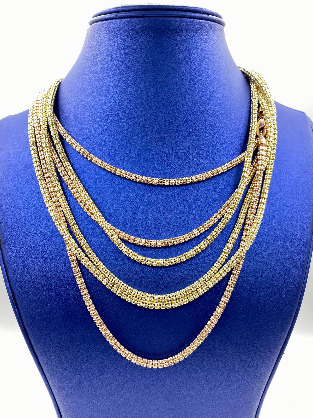 14K Gold 4mm Ice Chains - additional product view 2