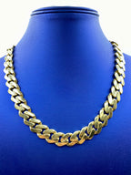 14K Gold 13.3mm Miami Cuban Link CZ Chain - additional product view 2