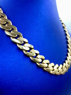 14K Gold 13.3mm Miami Cuban Link CZ Chain - additional product view 4